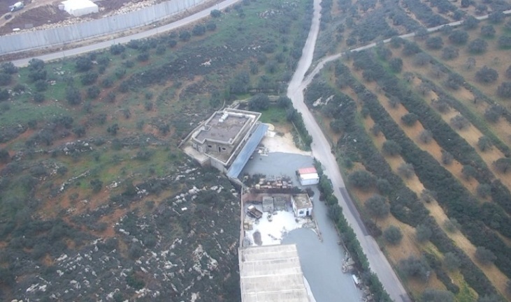 Pictures documenting the flood of concrete pouring from the tunnel opening in Israel into the village of Kafr Kila. It is close to the concrete block plant from which the tunnel was dug into Israeli territory (IDF spokesman, December 27, 2018).