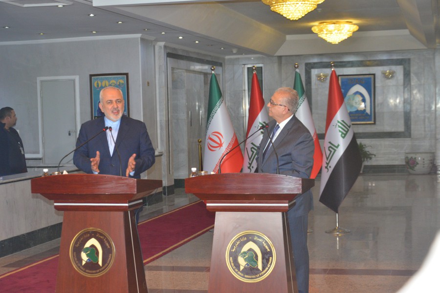 The Iranian and Iraqi ministers of foreign affairs (IRNA, January 13 2019).