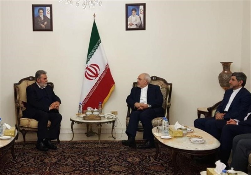 The meeting of Iran’s foreign minister with representatives of Palestinian organizations in Beirut (Tasnim, February 10 2019).