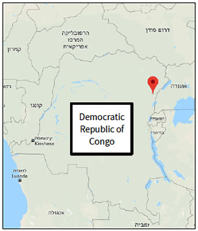 The Beni area, near the border with Uganda, is the main arena of ISIS’s activities in eastern Congo (Google Maps)