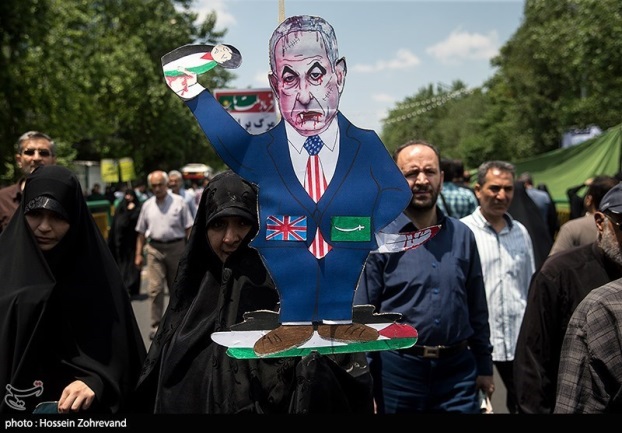 Jerusalem Day parade in Tehran (Tasnim, May 31, 2019).