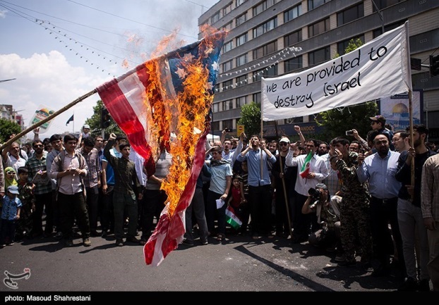 Jerusalem Day parade in Tehran (Tasnim, May 31, 2019).