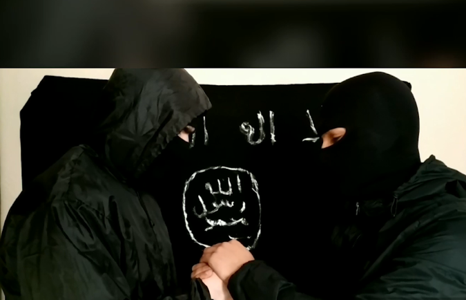 Two operatives of the Caucasus Province renewing their pledge of allegiance to ISIS’s leader (Telegram and the archive.org file-sharing website, June 26, 2019)