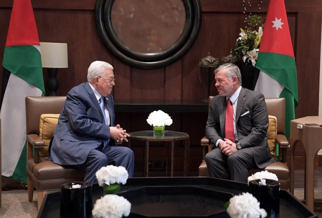 Mahmoud Abbas meets in Amman with the king of Jordan (Mahmoud Abbas' Facebook page, July 24, 2019).