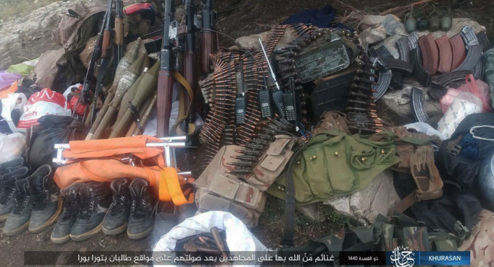 Weapons and ammunition that were seized. 