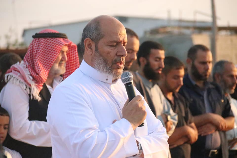 Khalil al-Haya, a member of Hamas' political bureau, during an Eid al-Adha event (Supreme National Authority Facebook page, August 11, 2019).