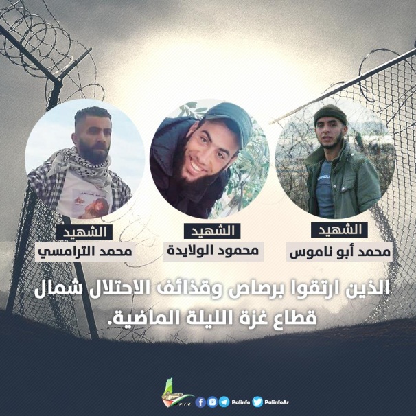  Hamas memorial notices for the Palestinians killed attempting to penetrate into Israeli territory (Palinfo Twitter account, August 18, 2019).