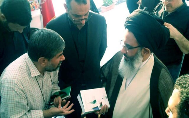 The representative of the Supreme Leader during a visit to the Damascus book fair ( ISNA, September 17, 2019)