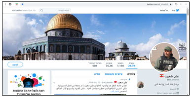 Screenshot of Ali Shoeib's account