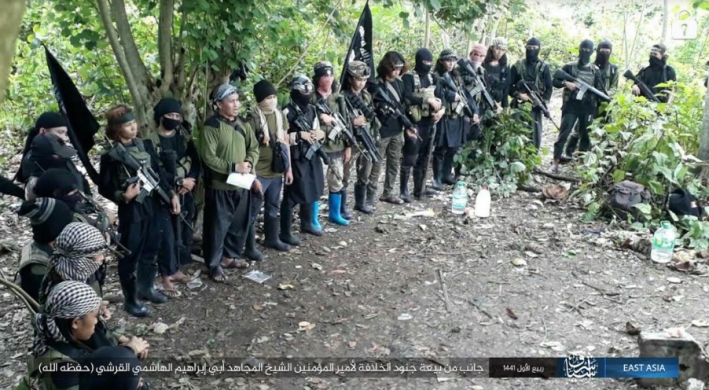 Operatives of ISIS’s East Asia Province (apparently, in the Philippines) pledging allegiance to ISIS’s new leader (Telegram, November 9, 2019)