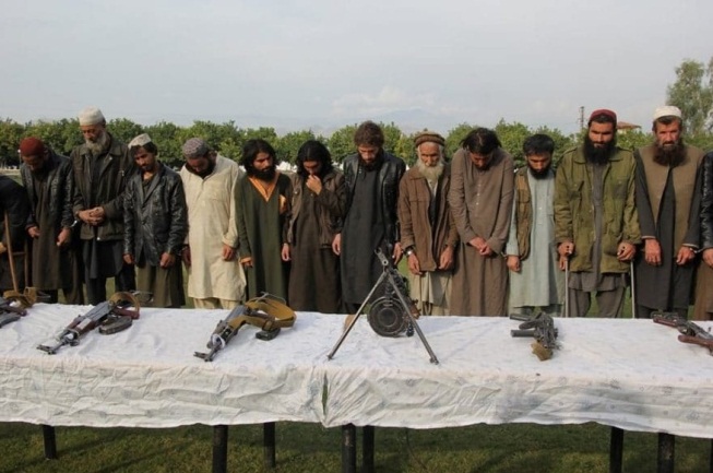 ISIS operatives who surrendered to the Afghan forces (Khaama Press, November 26, 2019)