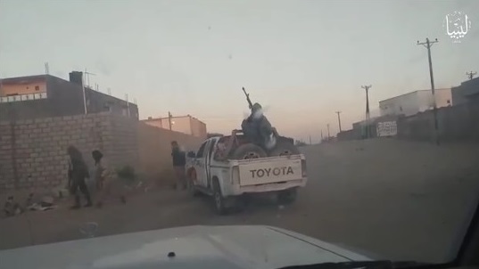 Breaking into a house in Ghadwa. 