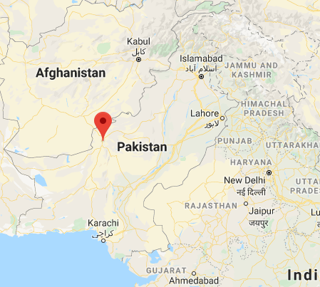 La ville de Quetta, dans l'Ouest du Pakistan (Google Maps) 