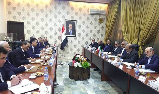 The meeting of the delegations from the Iranian and Syrian ministries of education in Damascus (ISNA, January 22, 2020)