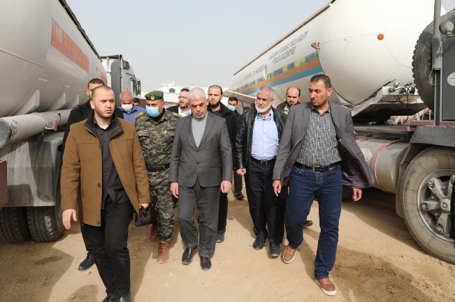 Yahya Sinwar’s visit to the Rafah crossing (Hamas website, March 31, 2020) 