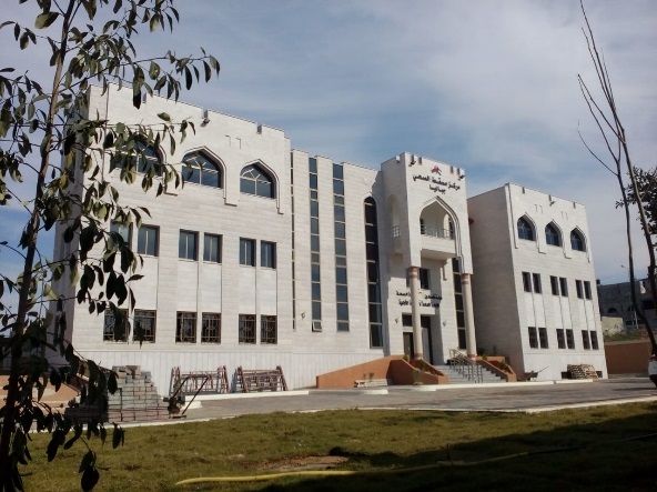 The Muscat Primary Health Care Center in Jabalia, which serves as an isolation center (Twitter account of the Omani Charitable Authority, March 2, 2020)