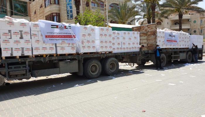 Aid donated by the UAE (al-Ayn, April 21, 2020).