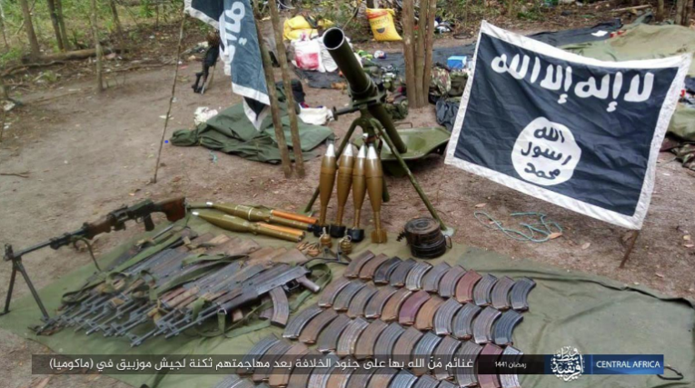 Weapons and ammunition seized by ISIS (Telegram, May 5, 2020) 