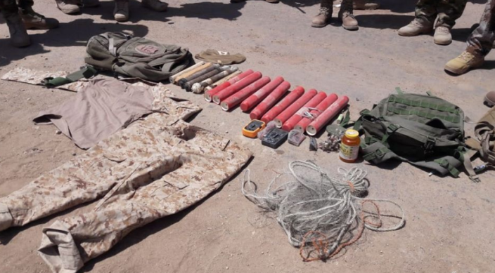 Weapons and military equipment seized by the Iraqi army (Facebook page of the Iraqi Defense Ministry, May 31, 2020) 