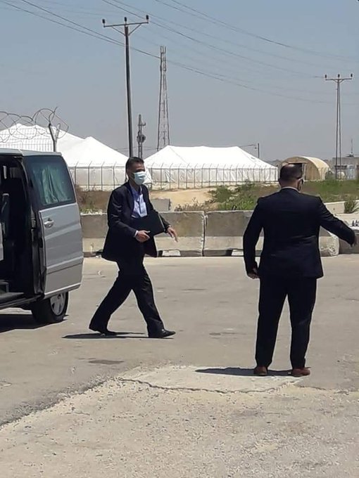 The Egyptian delegation arrives in the Gaza Strip (Palestine Online, August 17, 2020).