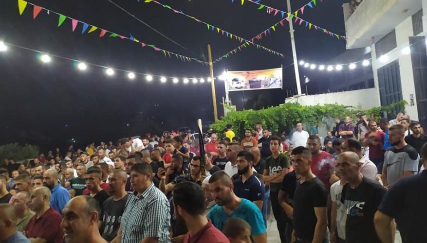 Reception held in Alar for the released PIJ operative. No masks, no social distancing (PIJ website, September 4, 2020).