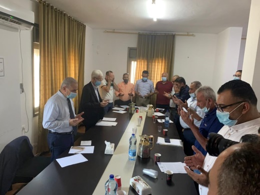 PA Prime Minister Muhammad Shtayyeh begins the meeting in Ramallah of the regional secretaries of Fatah's bureau of mobilization and organization (Wafa, September 2, 2020).