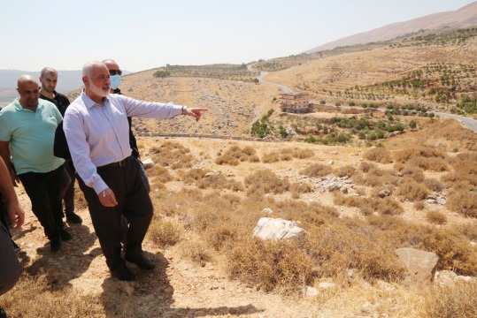 Isma'il Haniyeh rend visite à Marj al-Zahour (Site Internet du Hamas, 12 septembre 2020)