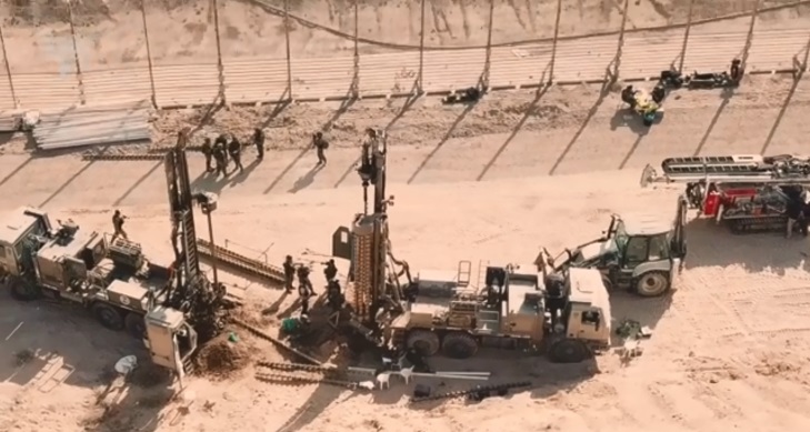 Activité de Tsahal pour localiser un tunnel terroriste sous la frontière du Sud de la bande de Gaza (Porte-parole de Tsahal, 20 octobre 2020)