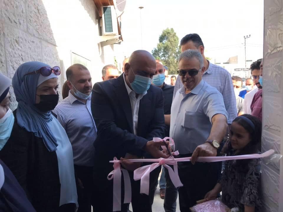 Opening the emergency ward (Facebook page of the Jenin district governor, October 27, 2020).