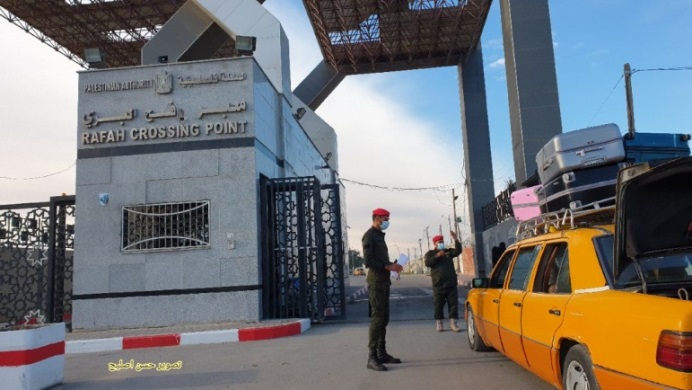 Opening the Rafah Crossing (Twitter account of journalist Hassan Aslih, November 24, 2020).