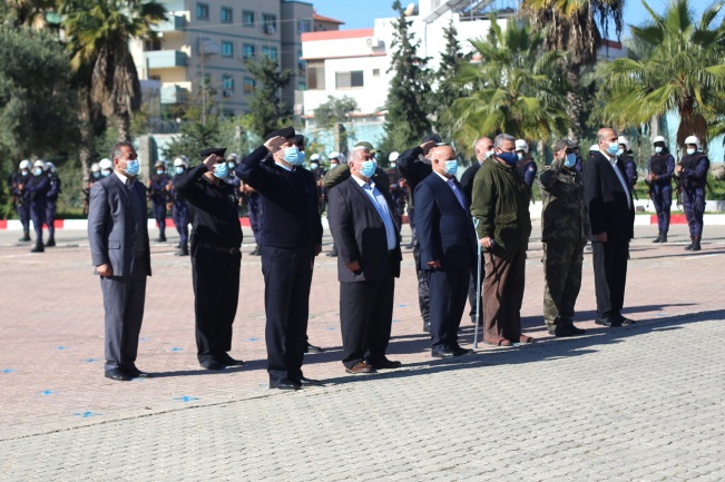 The ceremony held by the ministry of the interior to mark the 12th anniversary of Operation Cast Lead (Palinfo Twitter account, December 27, 2020).