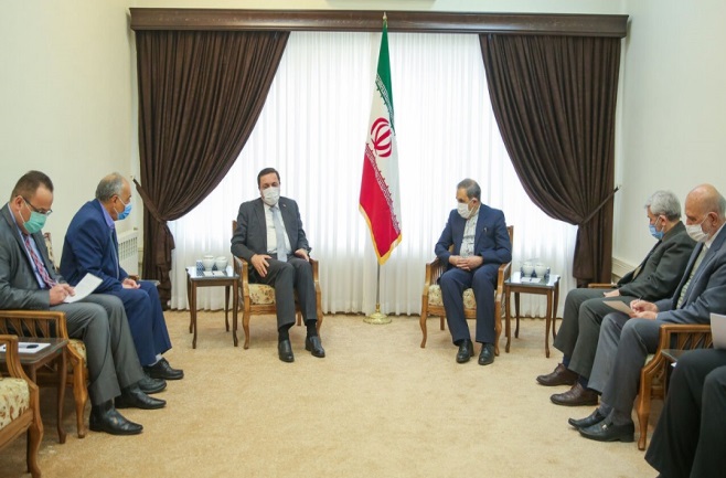 The meeting between the adviser to the supreme leader of Iran and the Syrian ambassador to Tehran (ISNA, March 15 , 2021)