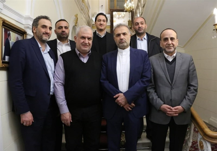 The meeting between the Iranian ambassador to Moscow and the delegation of Hezbollah members, which visited Moscow (Tasnim, March 16 , 2021)