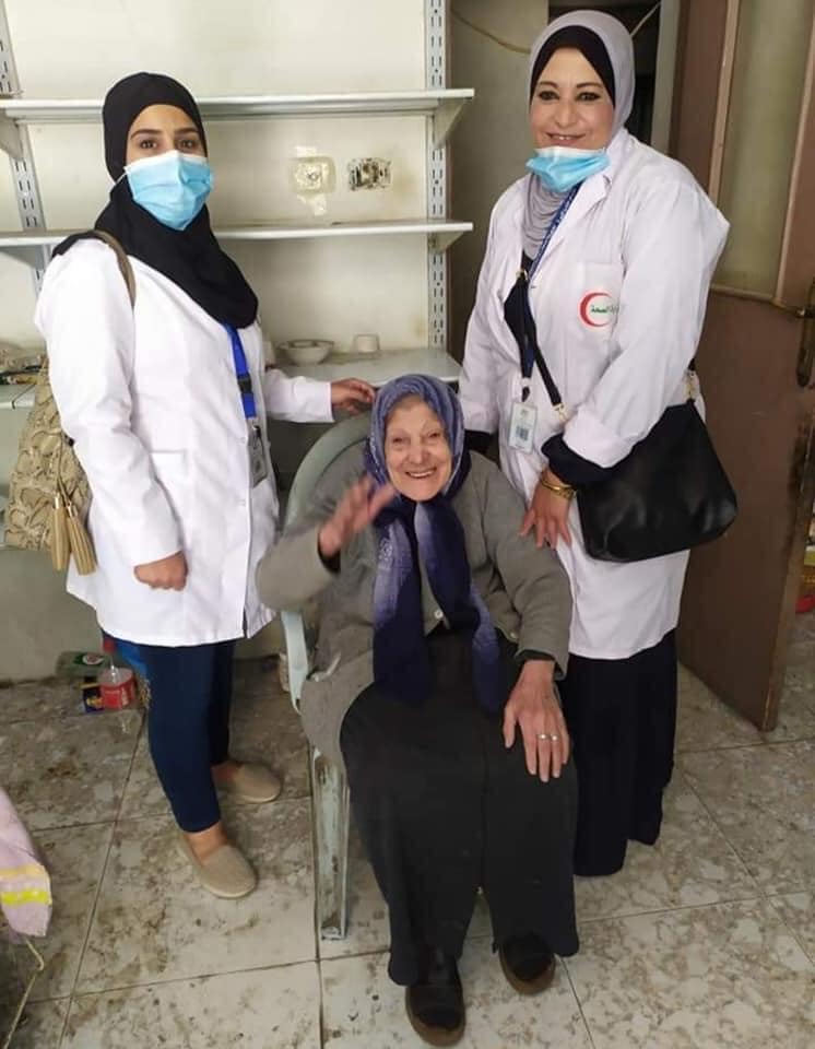 Coronavirus vaccinations in the Jilazoun refugee camp (ministry of health in Ramallah Facebook page, April 18, 2021).