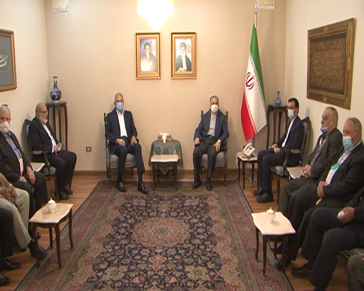 The meeting between the Iranian ambassador to Damascus with the heads of the Palestinian factions. (al-Ahed, July 2)