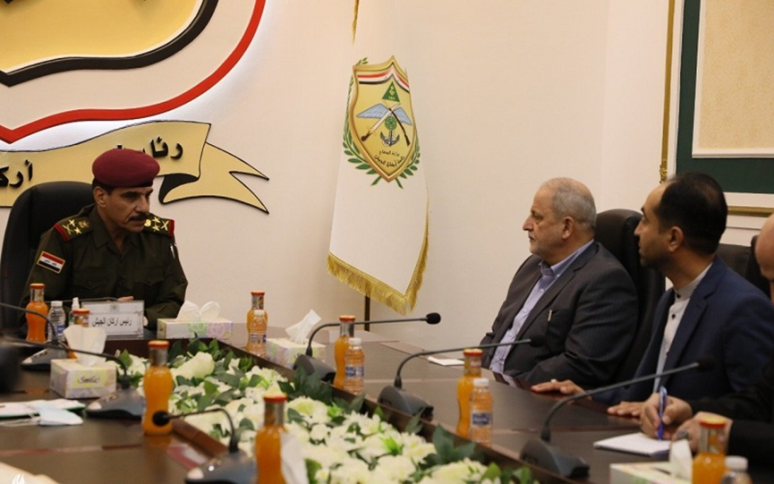 The meeting of the chief of staff or Iraq’s Security Forces with the president of the Iranian National Security University. Source: Shafaqna, February 20