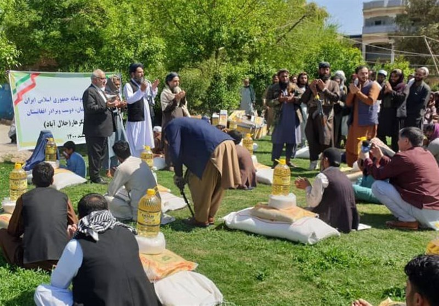 Distribution of assistance delivered from Iran to Nangarhar Province. (Tasnim, March 18)