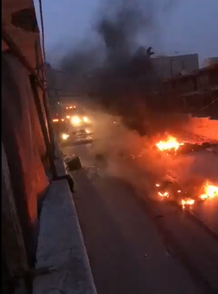 Clashes and blocked roads in the wake of Israeli security force activities in Qarawat 