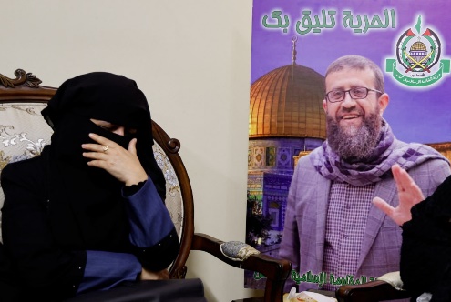 Picture from the house of Khader Adnan.