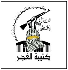 Dawn Battalion logo. To the right of the gun the Arabic reads, "al-Aqsa Martyrs' Brigade" (Dawn Battalion Telegram channel, June 6, 2023).