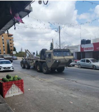 דיווחים מתועדים על תגבורות אשר עושת דרכן לג'נין ממקומות שונים
(מימין: ערוץ הטלגרם ג'נין אלקסאם, 19 ביוני 2023. משמאל: ערוץ הטלגרם @jenencamb, 19 ביוני 2023)
