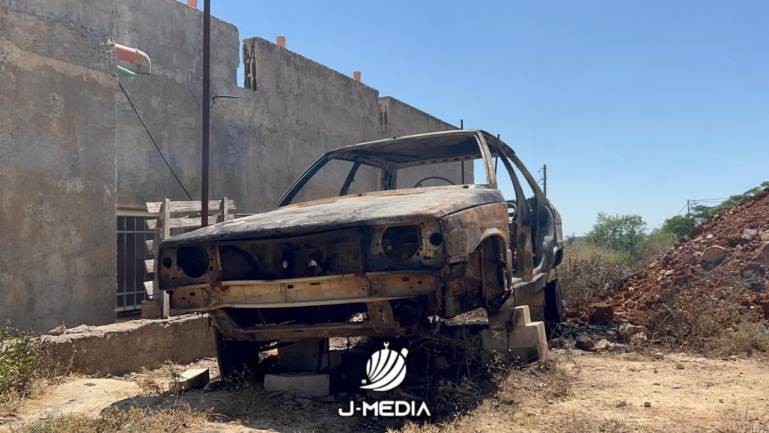 Damages in Umm Safa (Jmedia Twitter account, June 25, 2023).