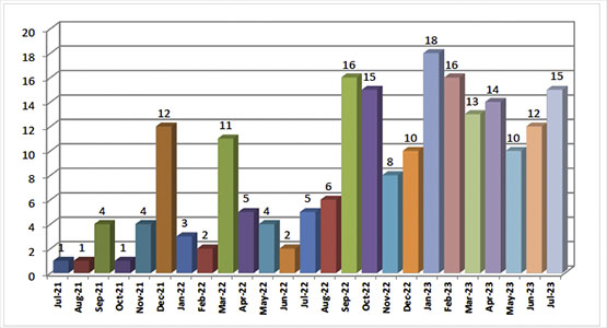 Critical Terrorist Attacks in Judea and Samaria since November 2020