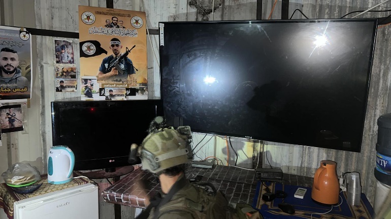 Operations room (IDF spokesman's Twitter account, July 4, 2023).