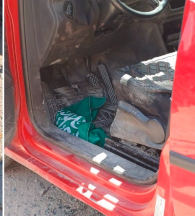 Hamas flag in the vehicle (IDF spokesman's Twitter account and the Israeli media, July 16, 2023). 