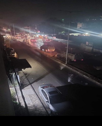 IDF forces enter the Nur al-Shams refugee camp (QudsN Twitter account, July 24, 2023). 