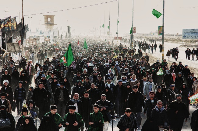 Iranian pilgrims in Iraq (IRNA, September 2, 2023)