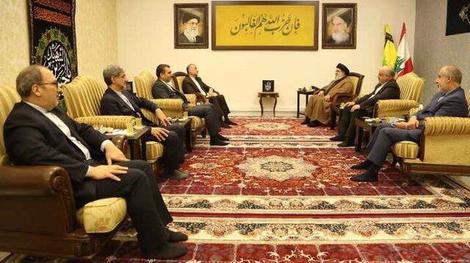 Abdollahian meets with Hassan Nasrallah.