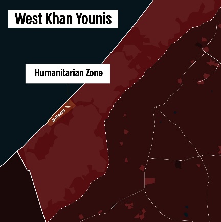 The Gazan move to protected places and open areas (IDF website, October 15 and 18, 2023)