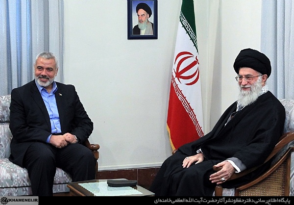 Khamenei meets with Haniyeh (Khamenei’s website, February 12, 2012)